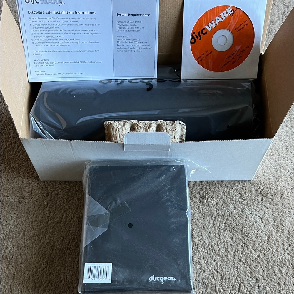 Discgear Disc Storage System with Software